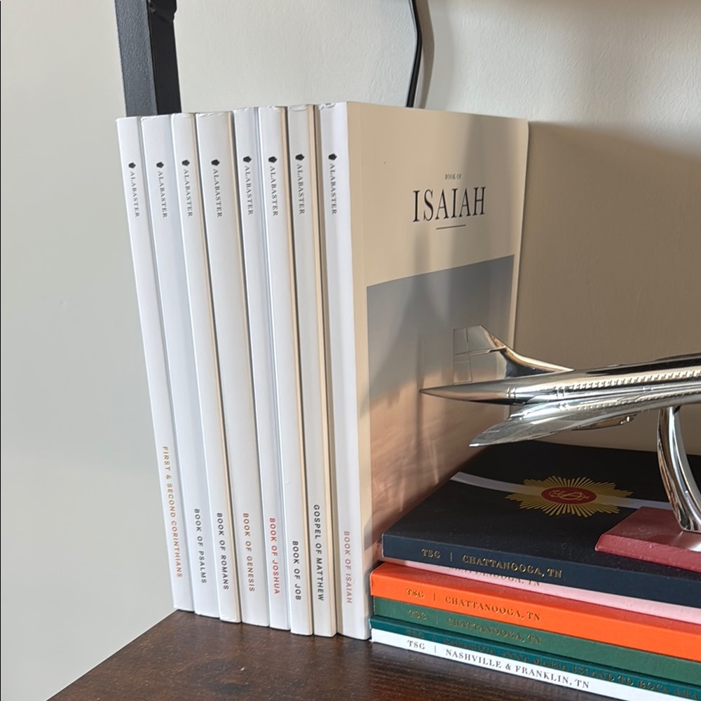 Alabaster Bible Book Set